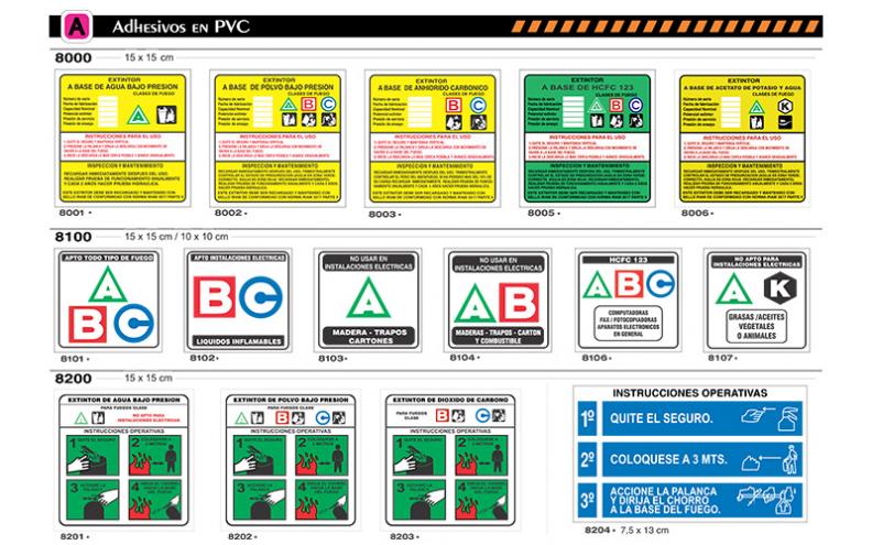 LÍNEA ADHESIVOS EN PVC