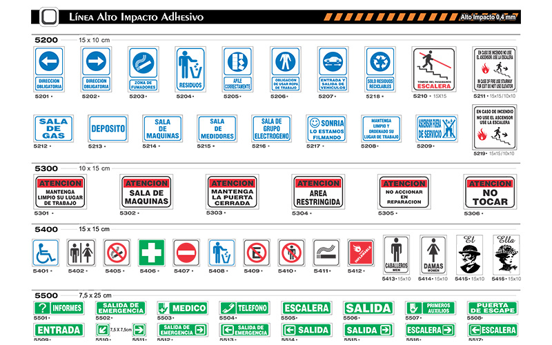 LÍNEA ALTO IMPACTO ADHESIVO