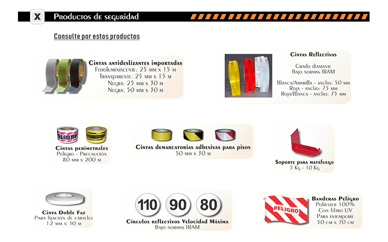 LÍNEA PRODUCTOS DE SEGURIDAD